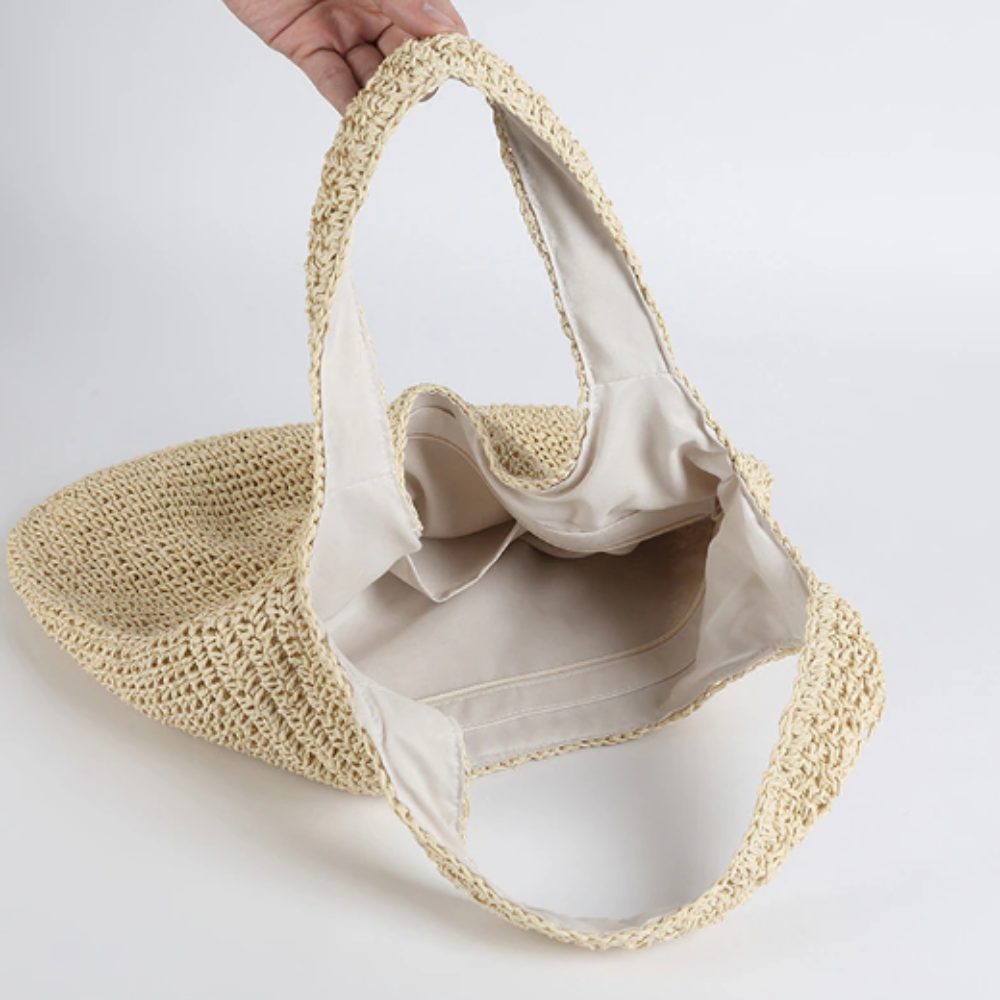 NEW ME IM Summer Shoulder Straw Tote