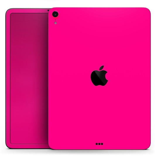 Solid Pink V2 - Full Body Skin Decal for the Apple iPad Pro 12.9",