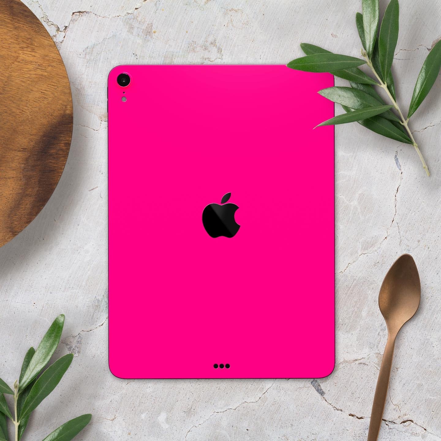Solid Pink V2 - Full Body Skin Decal for the Apple iPad Pro 12.9",