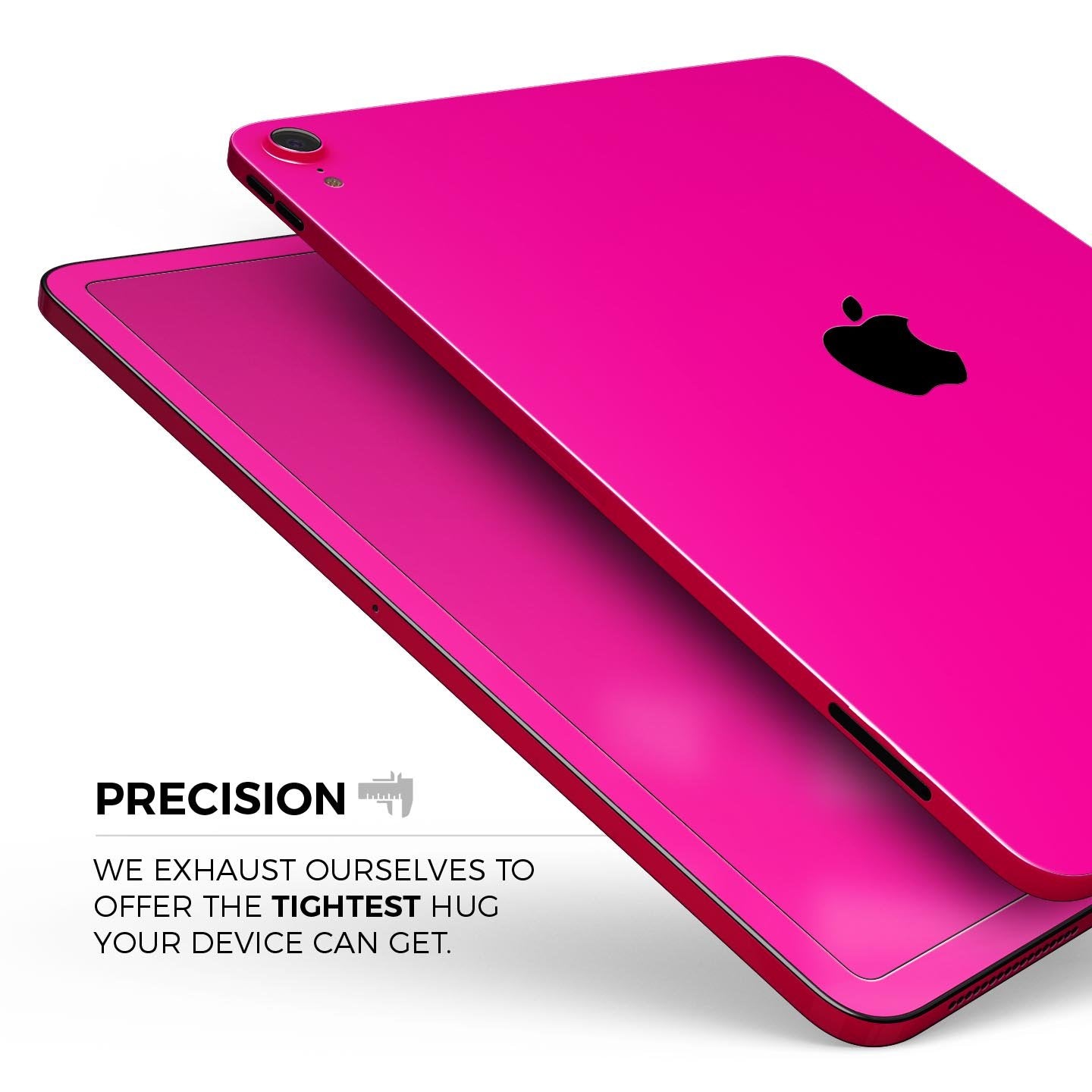 Solid Pink V2 - Full Body Skin Decal for the Apple iPad Pro 12.9",