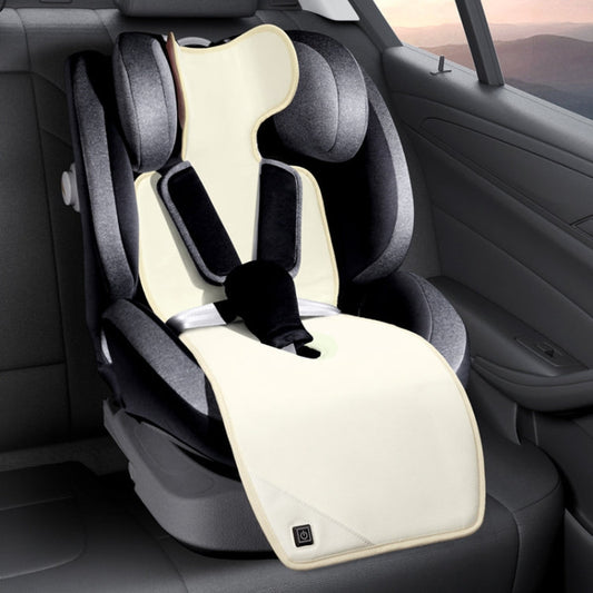 Car USB Heated Seat Cushion Winter Plush Child Seat Pad, Size: