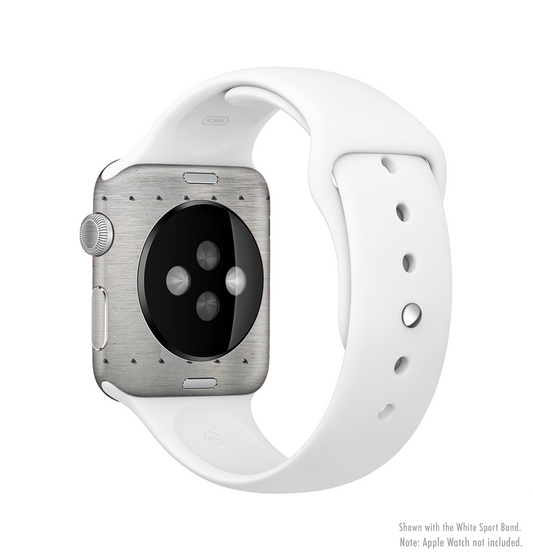 The Ripped Red-Core Metal Full-Body Skin Kit for the Apple Watch