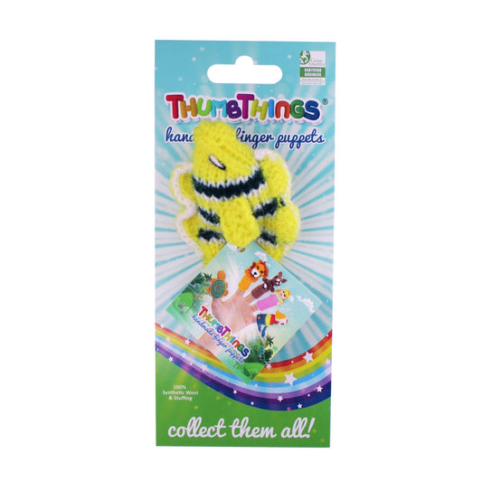 Tropical Fish Finger Puppet (yellow and dark blue)