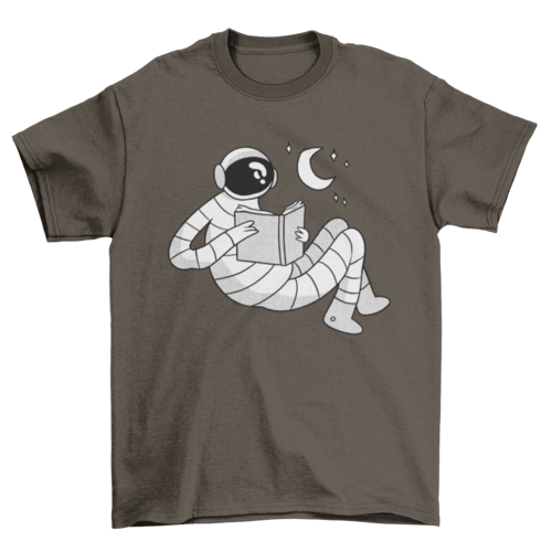 Astronaut reading t-shirt