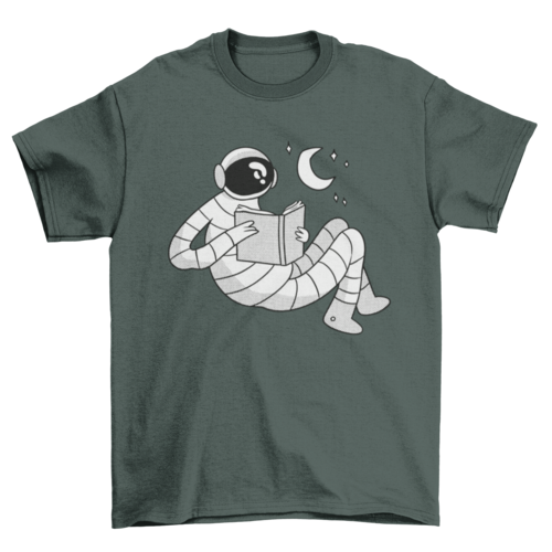 Astronaut reading t-shirt