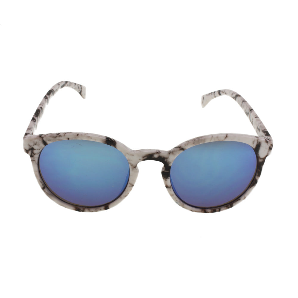 NEW ME IM Leah Sunglasses in Marble / Blue