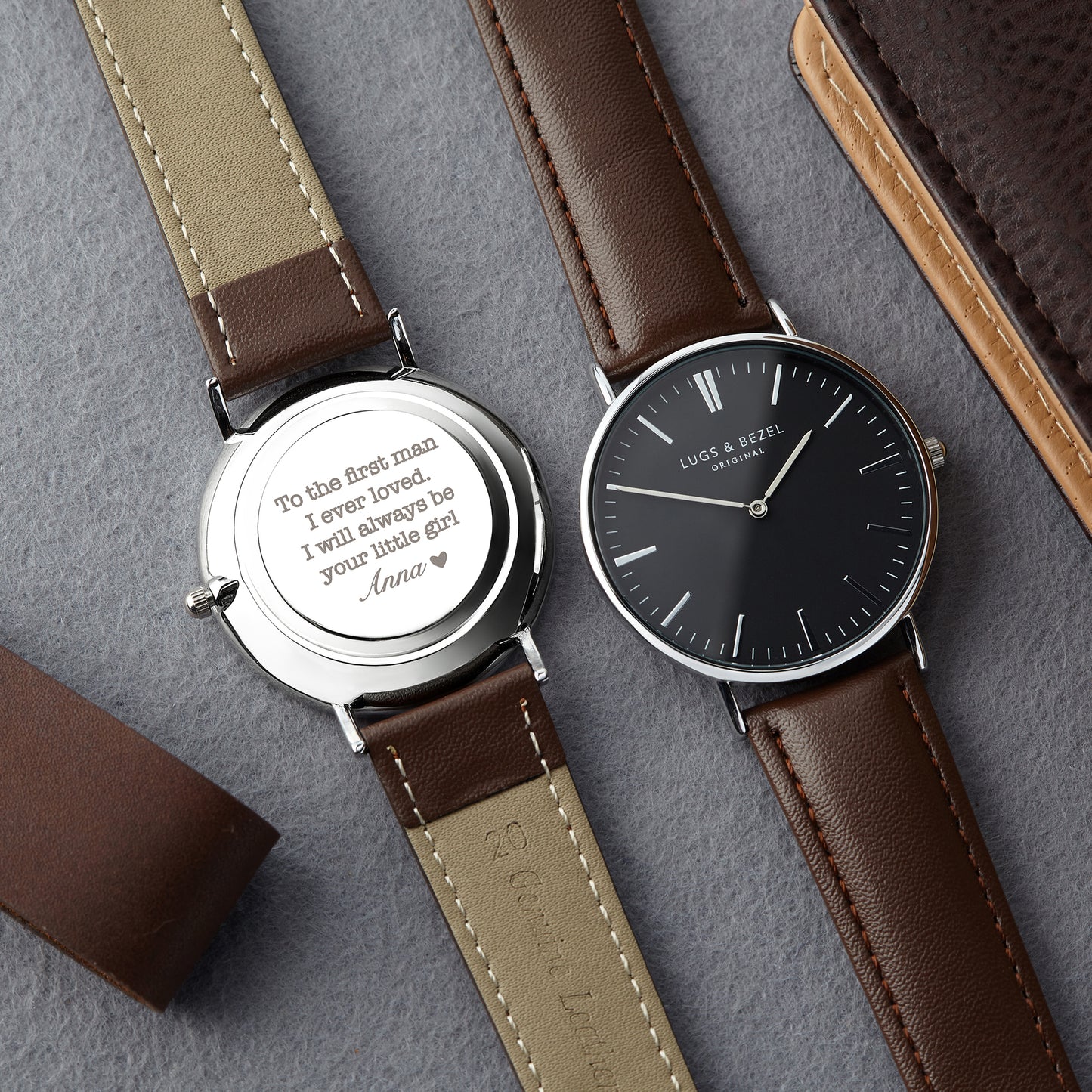 Mens Watch, Engraved Watch Gift for Boyfriend Husband