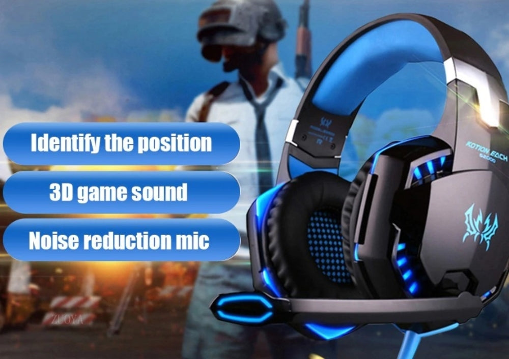Ninja Dragon LED Gaming Headset with Microphone