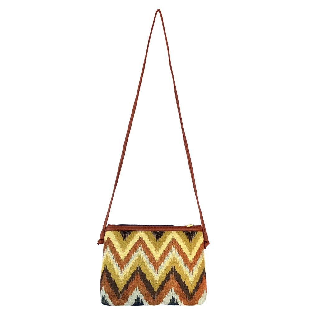 NEW ME IM Jungle Chevron 12" Crossbody Bag