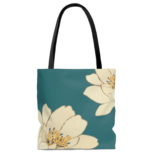 NEW ME IM Green Floral Beach Shopper Tote Bag Medium