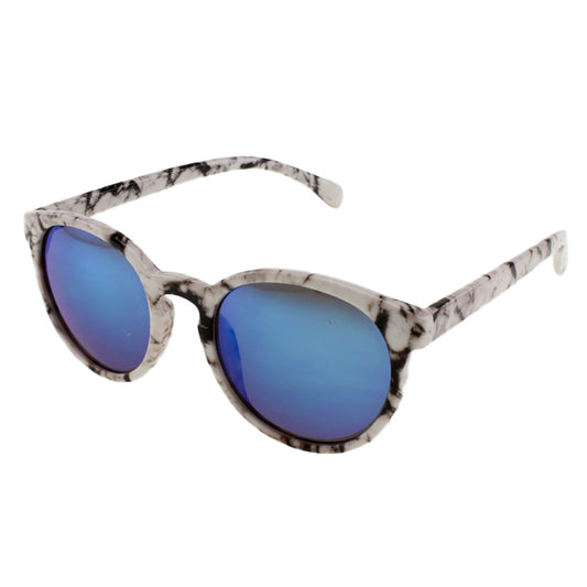 NEW ME IM Leah Sunglasses in Marble / Blue