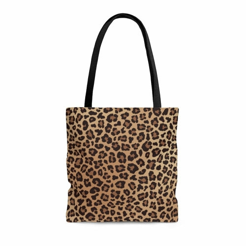 NEW ME IM Leopard Print Animal Tote Bag
