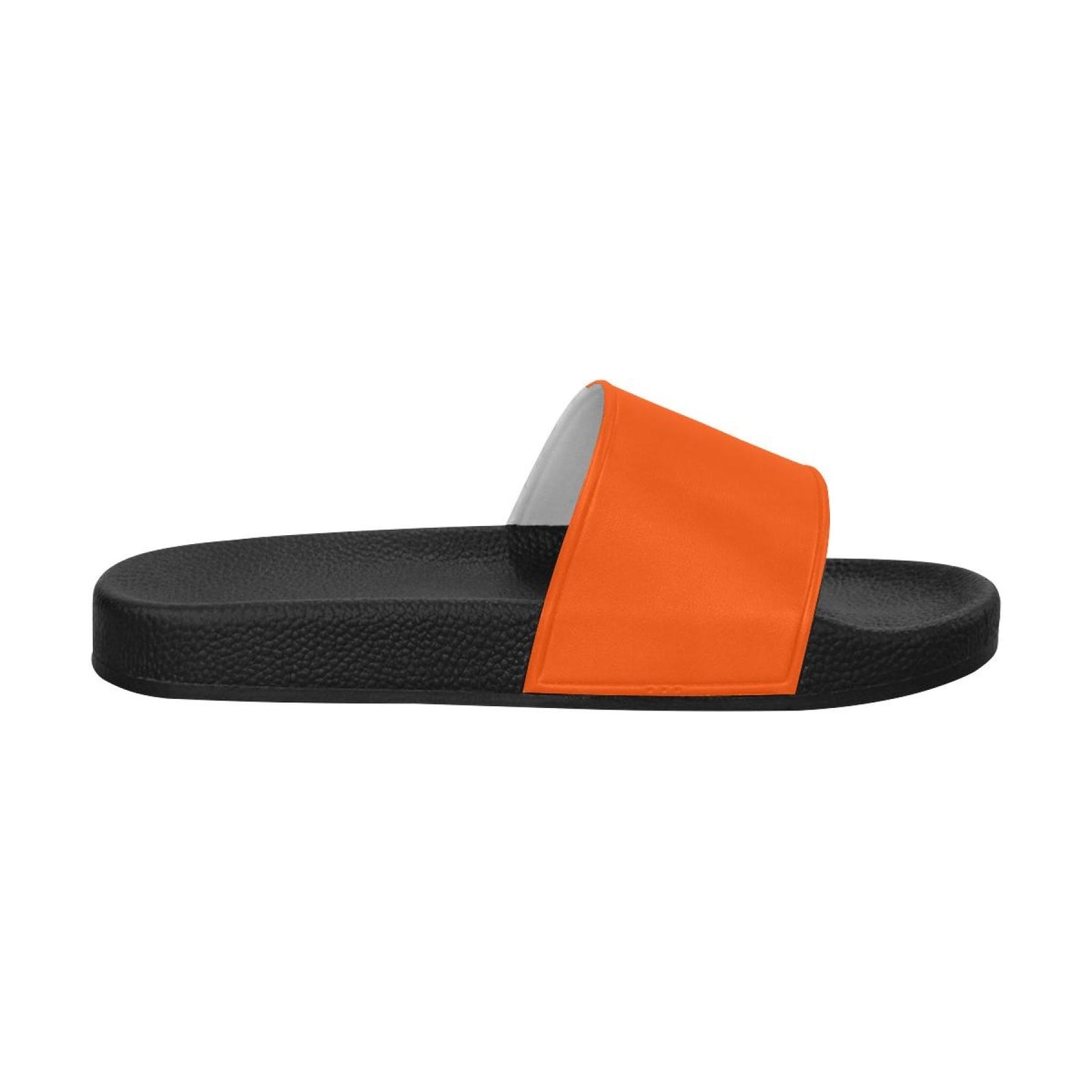 Womens Slides, Flip Flop Sandals, Bright Orange
