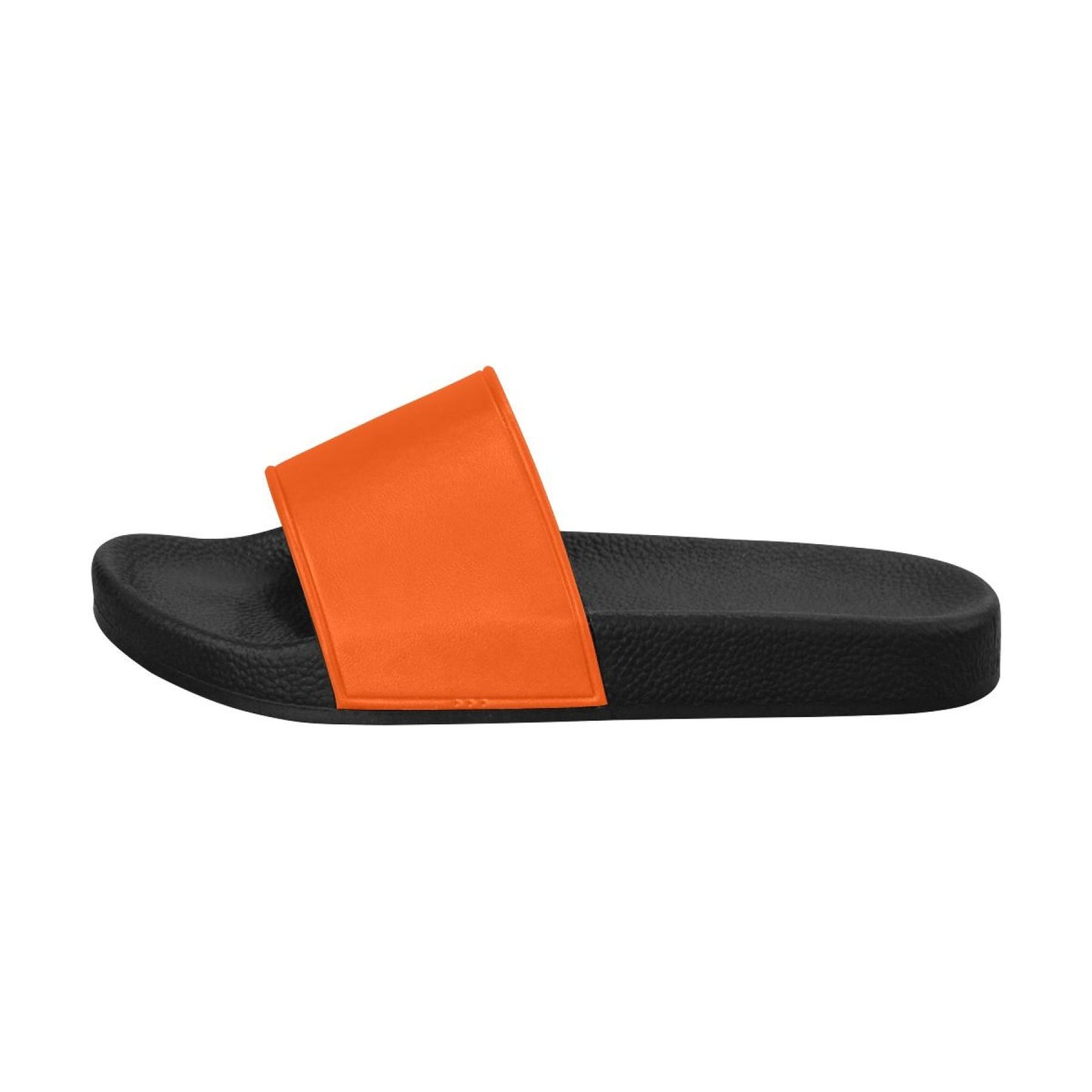 Womens Slides, Flip Flop Sandals, Bright Orange
