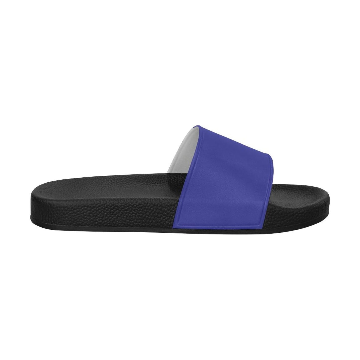 Womens Slides, Flip Flop Sandals, Violet Blue