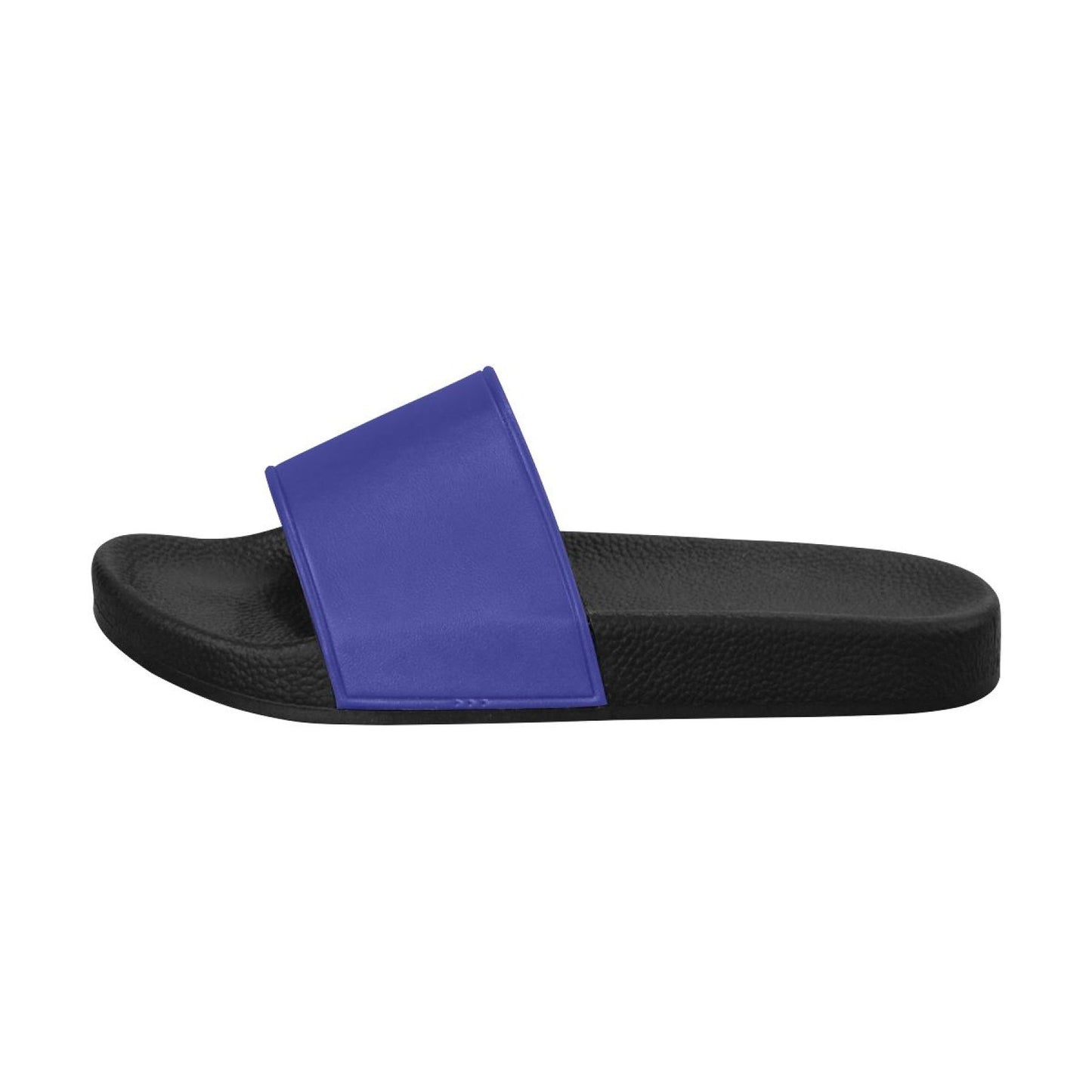 Womens Slides, Flip Flop Sandals, Violet Blue