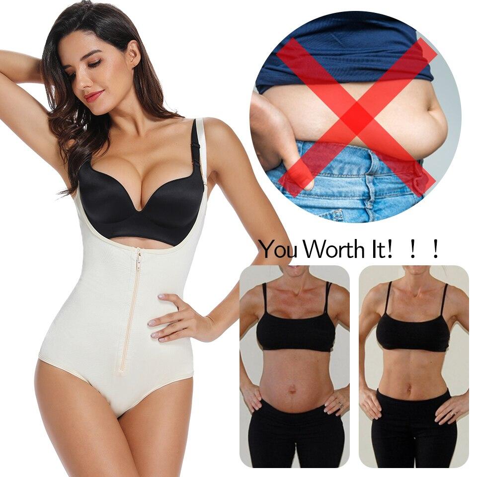 Women Shapewear Bodysuit Tummy Control Full Body Shaper Slimming