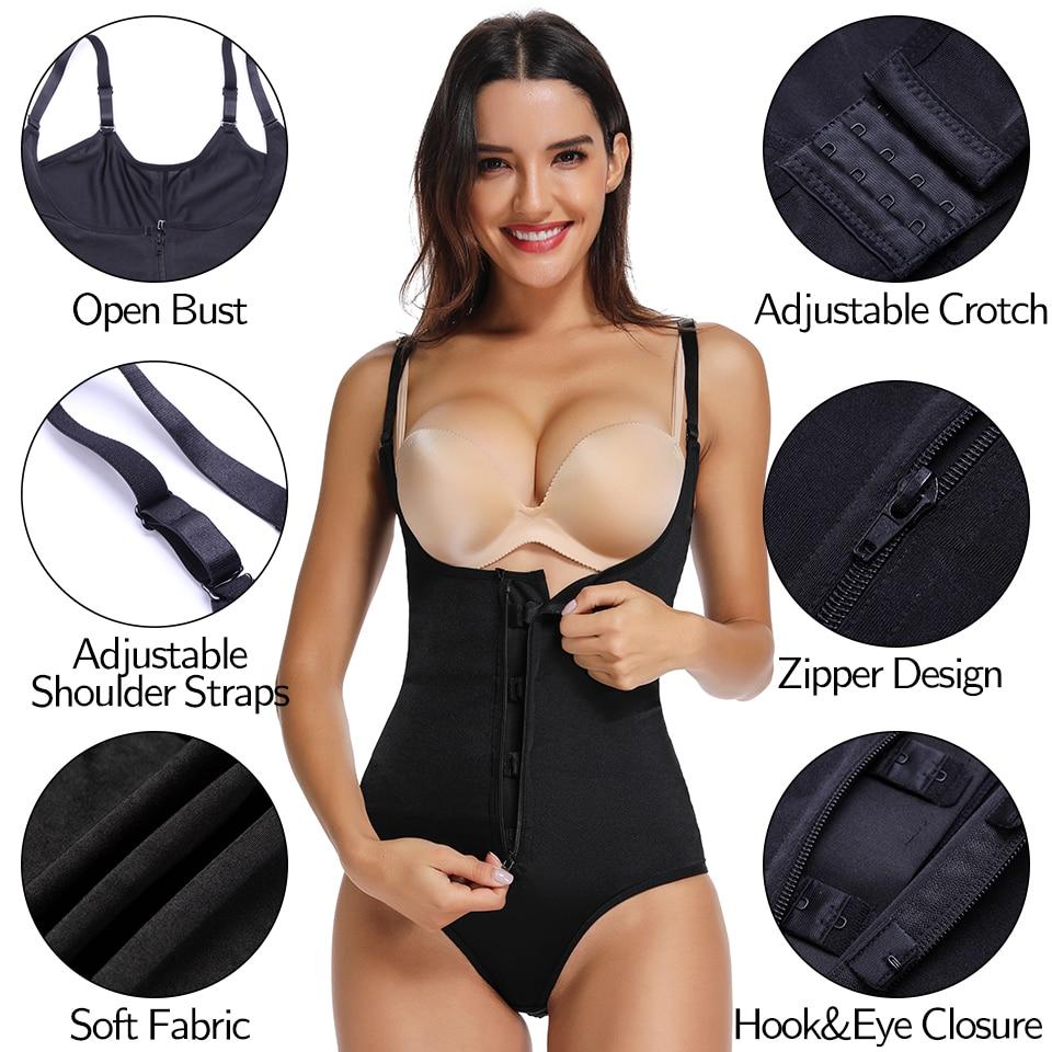 Women Shapewear Bodysuit Tummy Control Full Body Shaper Slimming