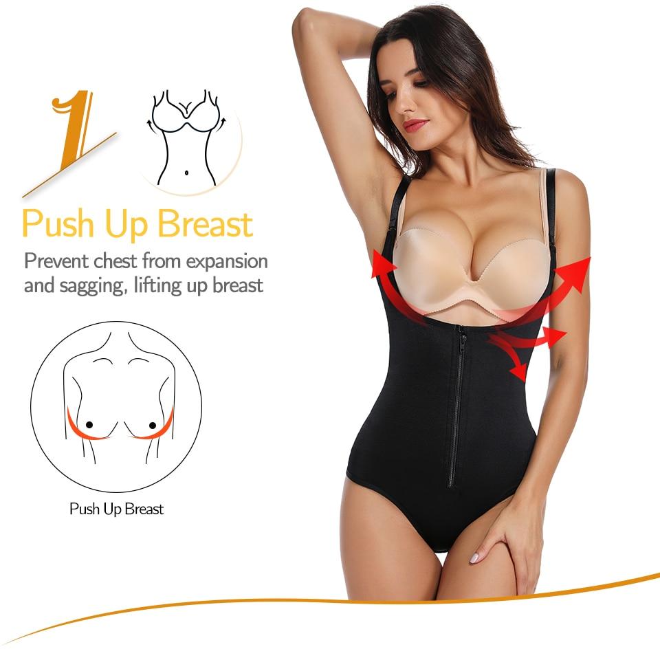 Women Shapewear Bodysuit Tummy Control Full Body Shaper Slimming