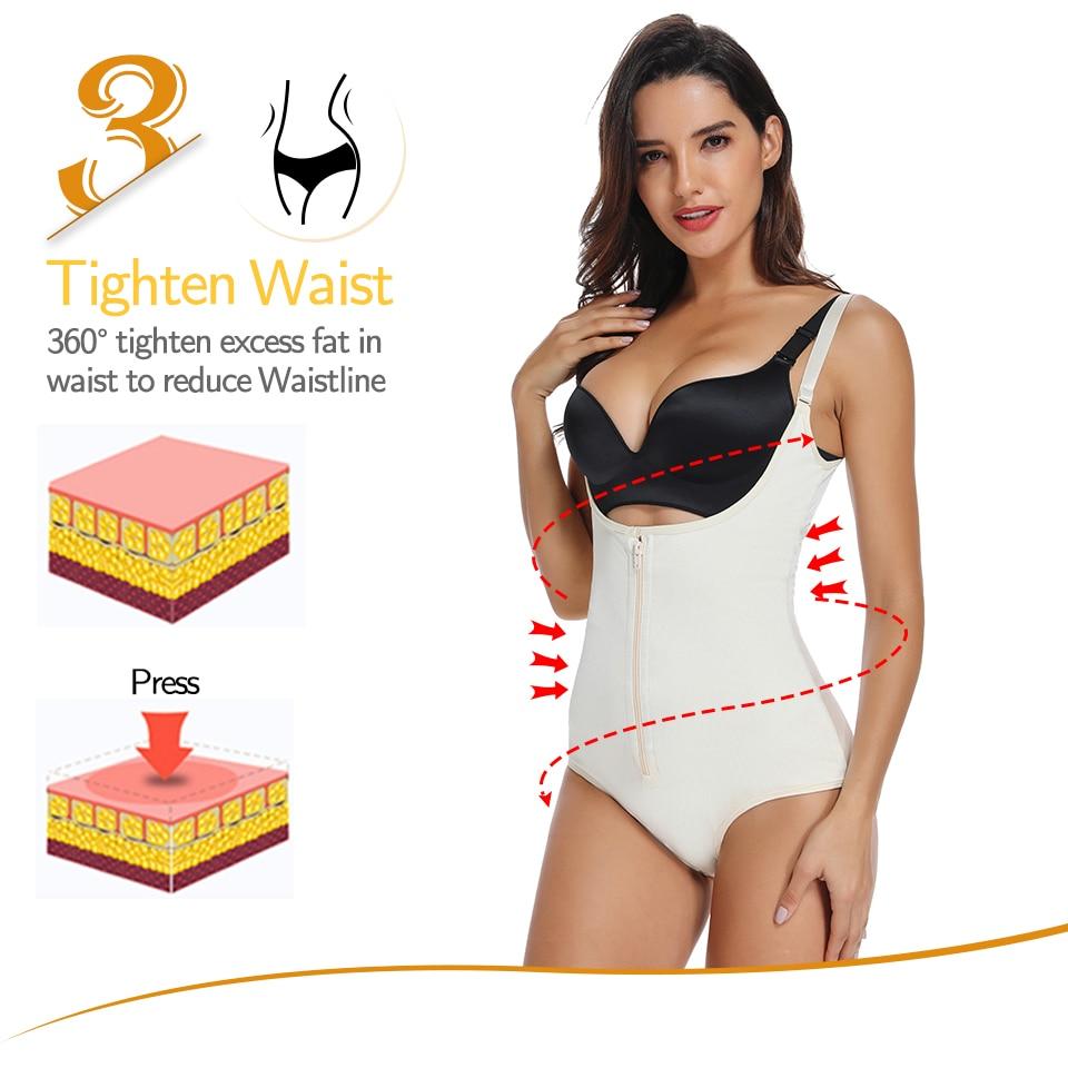 Women Shapewear Bodysuit Tummy Control Full Body Shaper Slimming