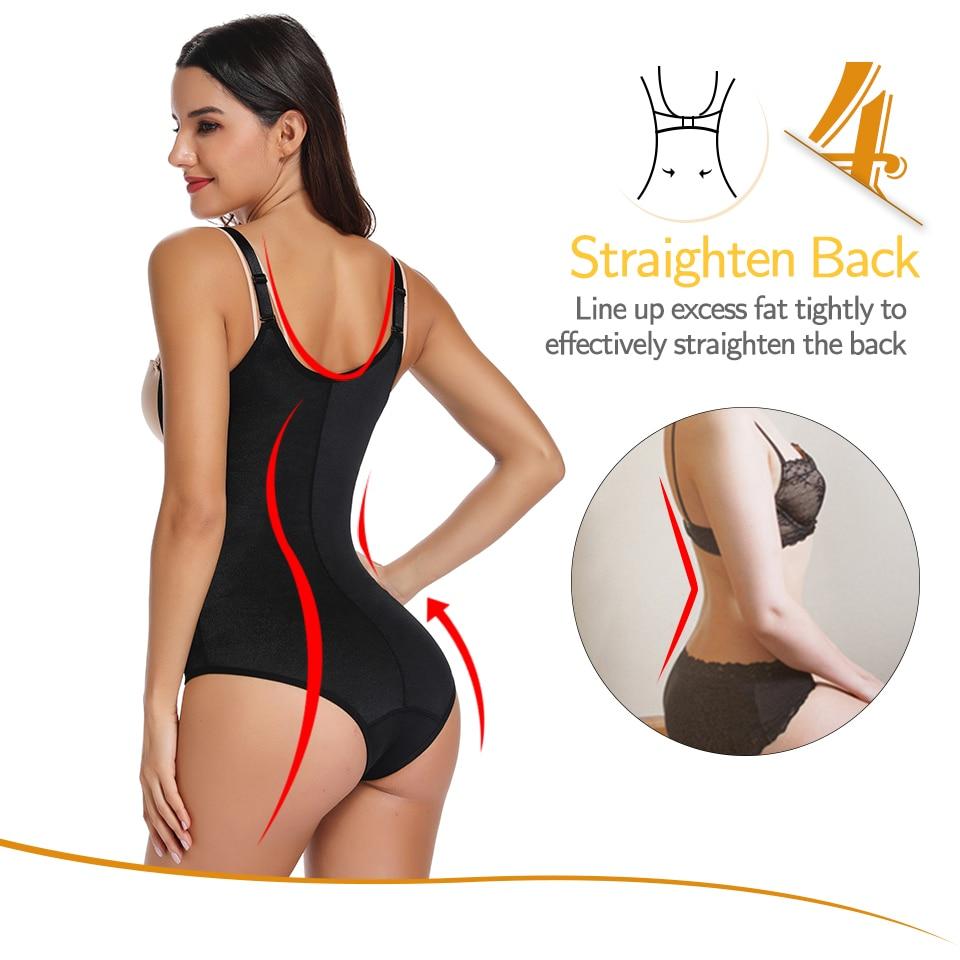 Women Shapewear Bodysuit Tummy Control Full Body Shaper Slimming