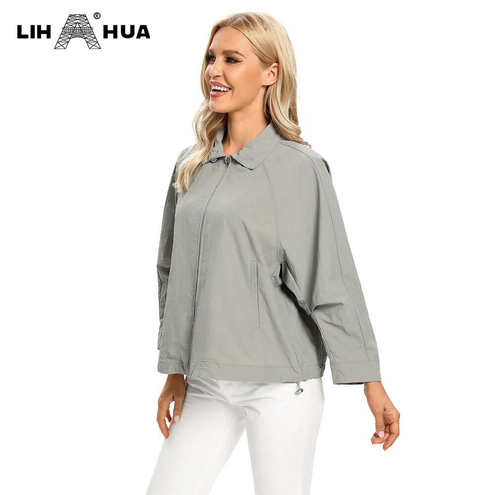 Women's Plus Size Windbreaker Short Lapel Jacket Spring And Autumn