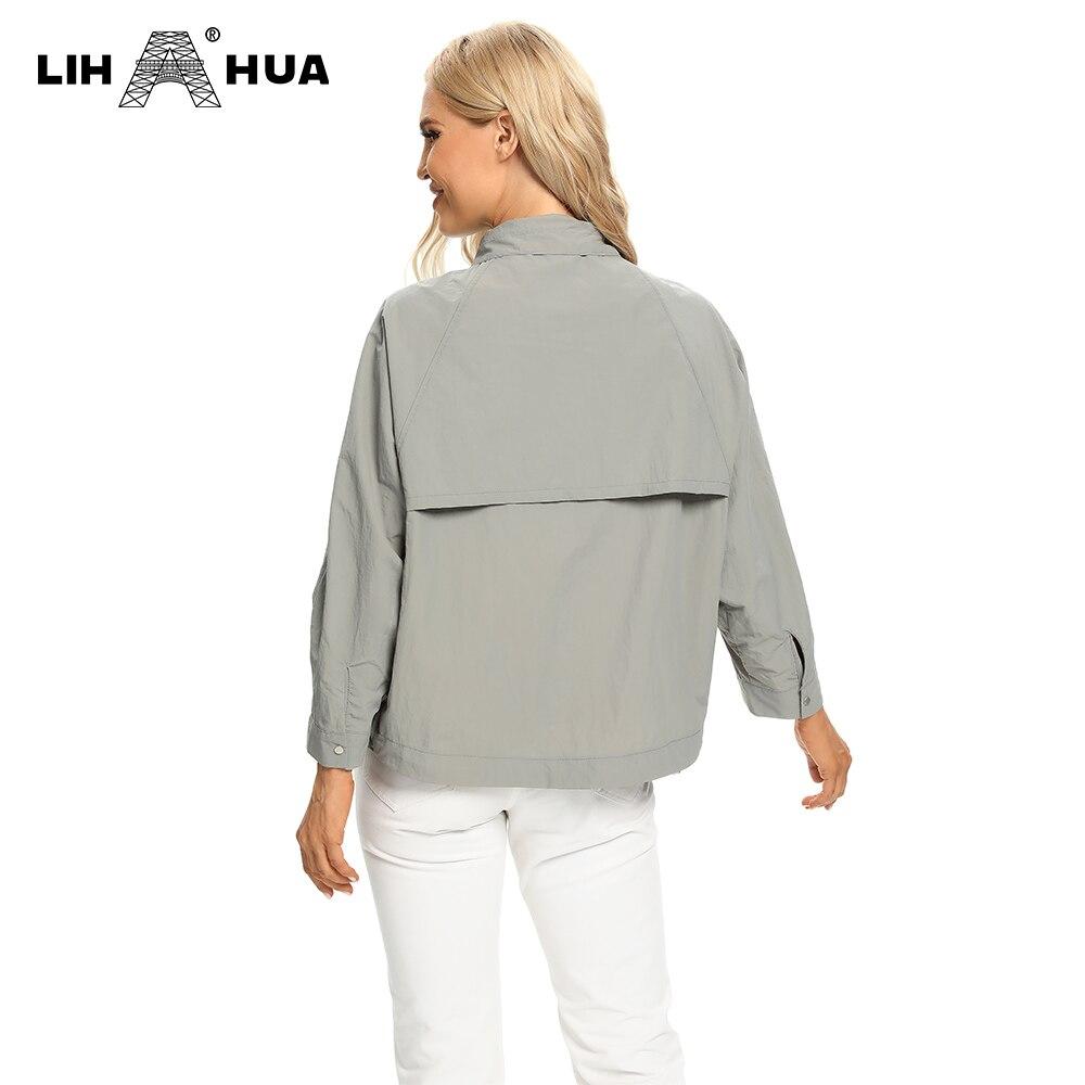 Women's Plus Size Windbreaker Short Lapel Jacket Spring And Autumn