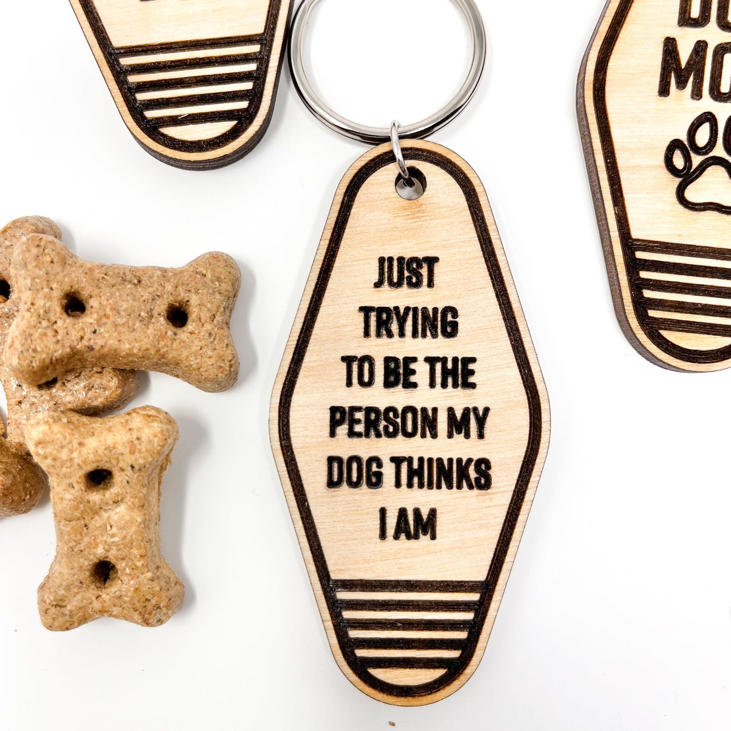 Retro Dog Keychain Collection