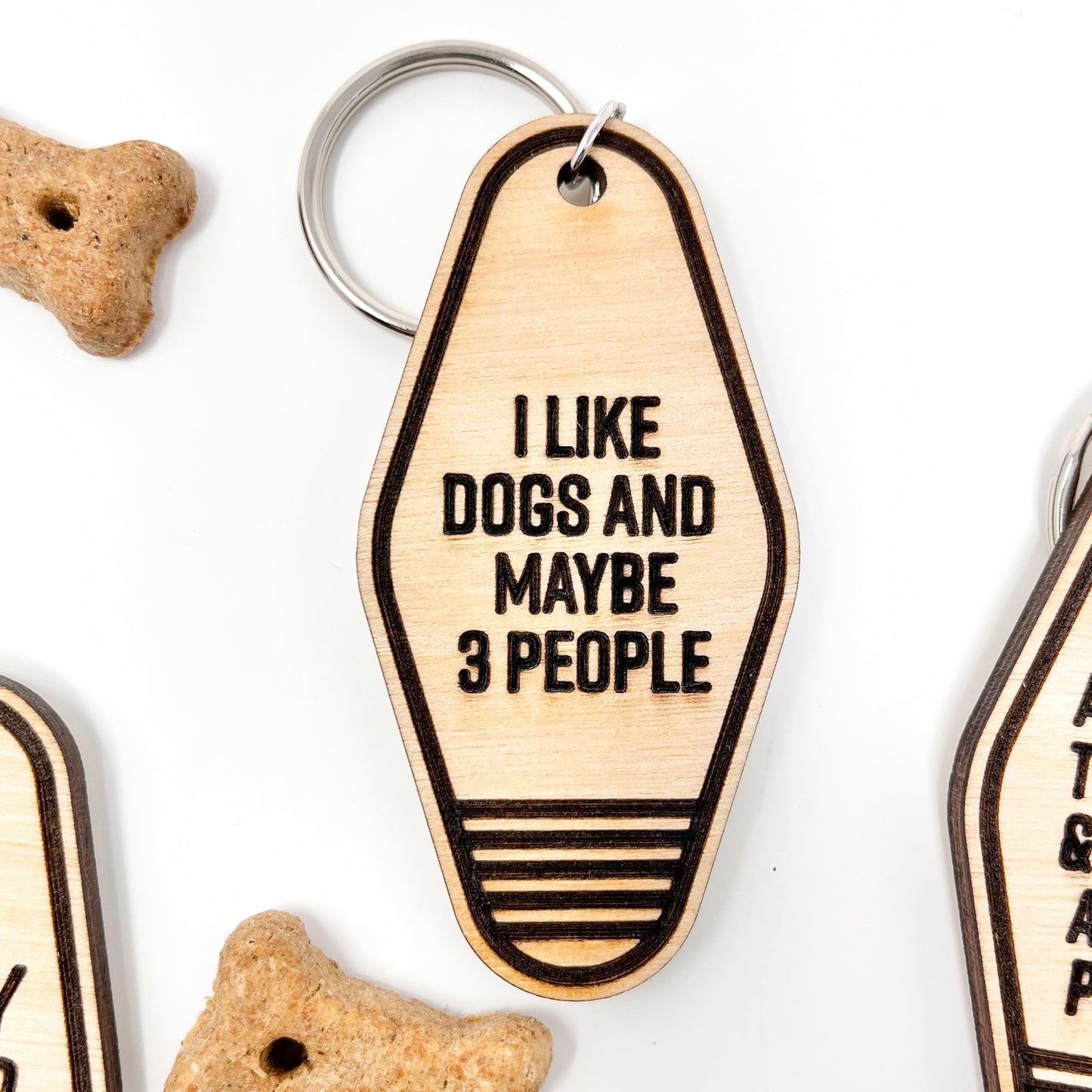 Retro Dog Keychain Collection