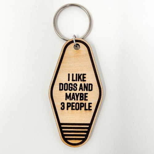 Retro Dog Keychain Collection