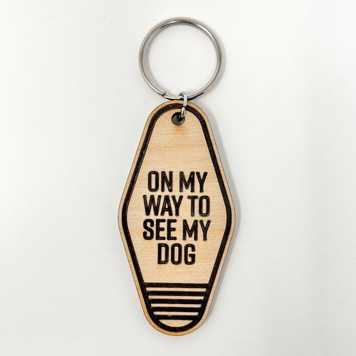 Retro Dog Keychain Collection