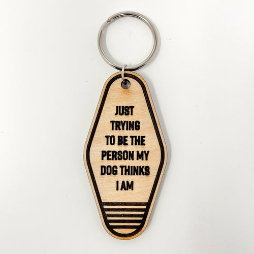 Retro Dog Keychain Collection