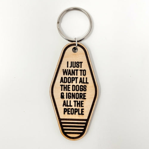 Retro Dog Keychain Collection