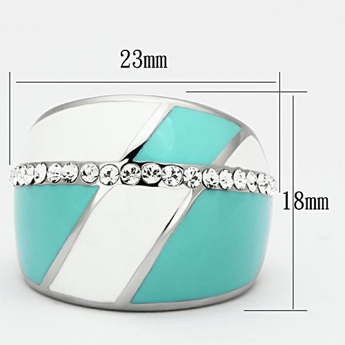 High polished (no plating) Stainless Steel Ring with Top Grade