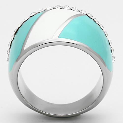 High polished (no plating) Stainless Steel Ring with Top Grade