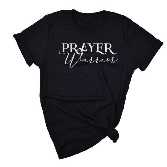 Graphic Tee, Prayer Warrior, Womens Plus Size Curvy T-shirt