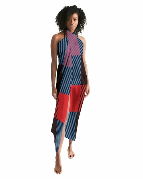Sheer Multicolor Swimsuit Cover Up