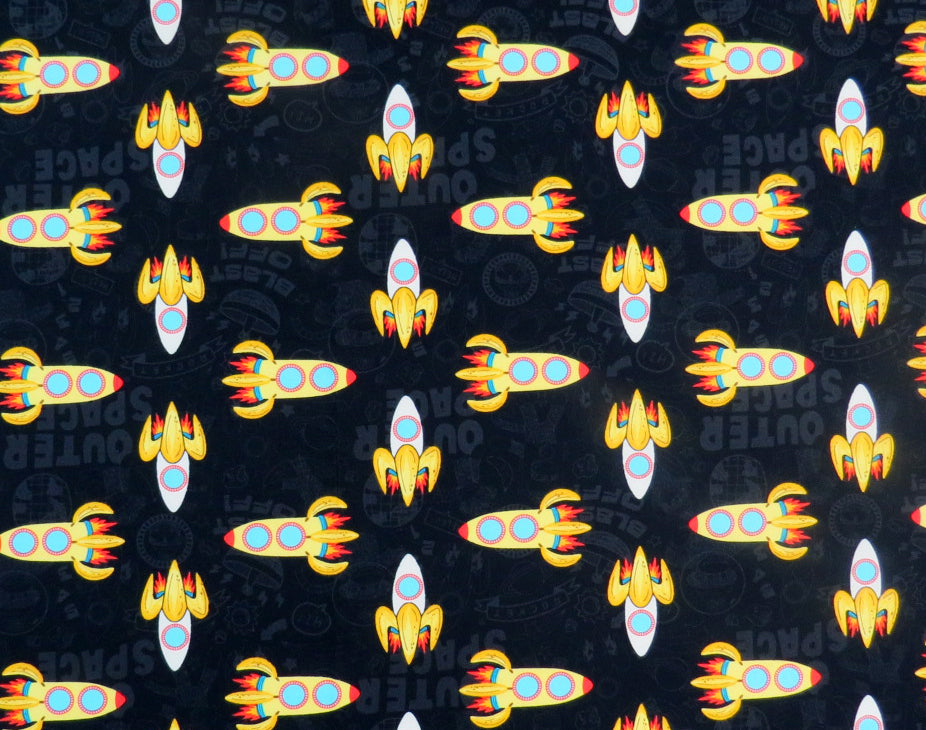 SheetWorld Fitted Bassinet Sheet - 100% Cotton Woven - Outer Space,
